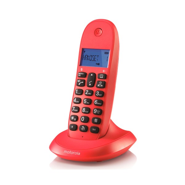 Motorola c1001 lb+ telefono dect cereza