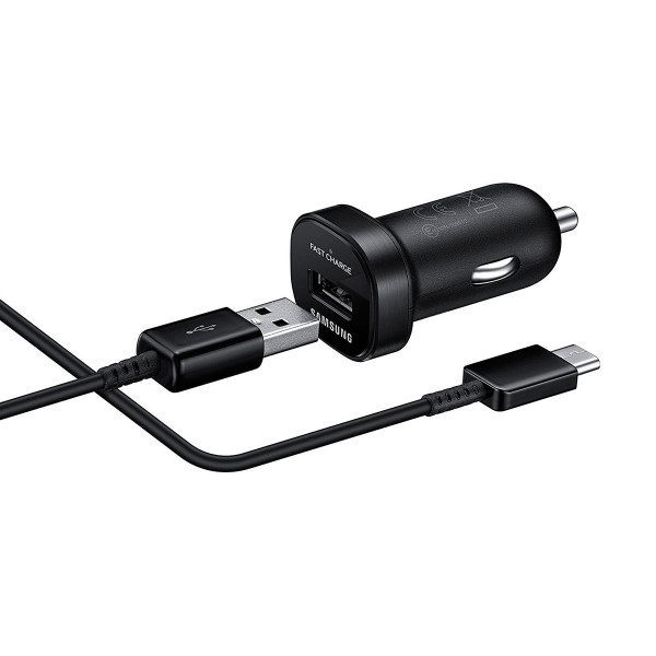 Samsung ep-ln930cbegww negro cargador de coche con conector tipo c carga rápida e indicador led