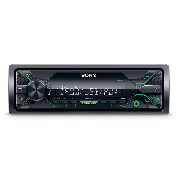 Sony dsxa212ui receptor multimedia con usb para coche iluminación verde