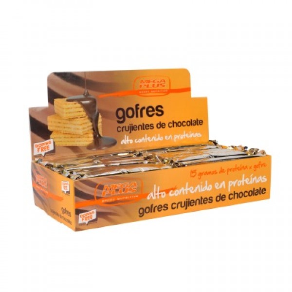 Exp. 12 gofres chocolate megaplus