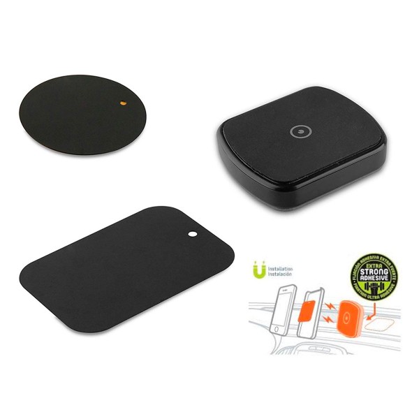 Muvit muchl0067 negro soporte magnético universal para el salpicadero del coche