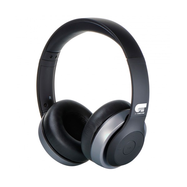 Ot by fonestar harmony gris auriculares inalámbricos bluetooth con micrófono integrado y conexión aux