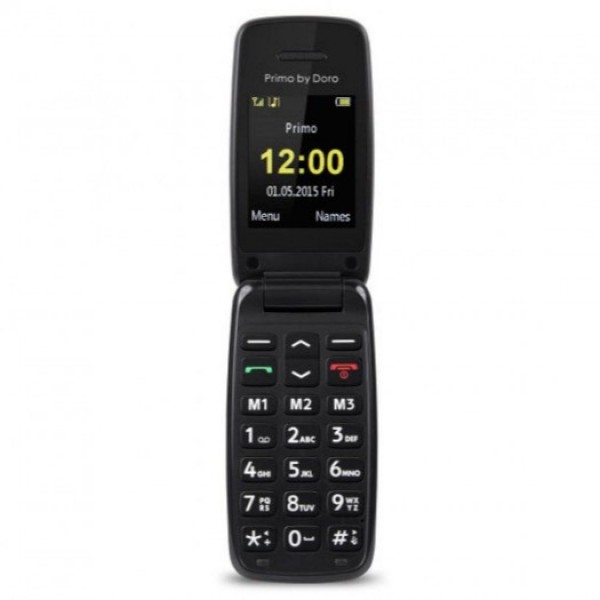 Doro primo 401 negro móvil senior 2'' bluetooth radio fm fácil uso