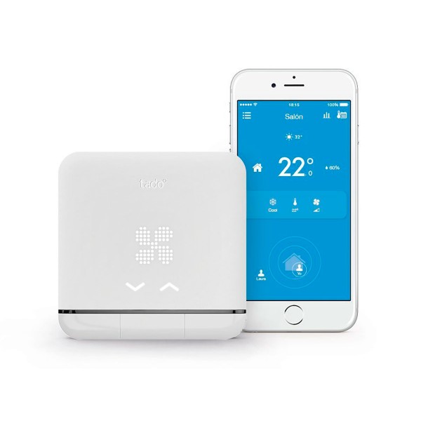 Tado climatización inteligente dispositivo de control del aire acondicionado geolocalización wifi google amazon ifttt