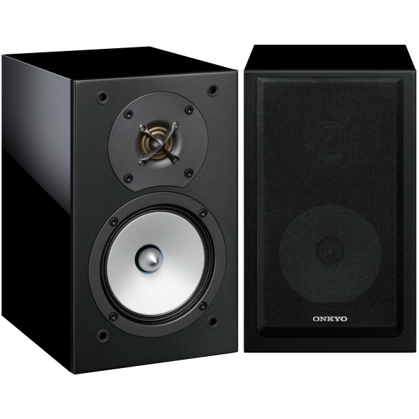Onkyo d-175 negro par de altavoces estéreo 2 vías conexiones compatibles banana