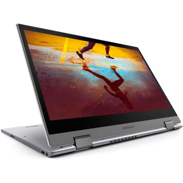 Medion s4401 plata portátil 14'' táctil fullhd i3-7020u 2.3ghz 256gb ssd 8gb ram w10 home