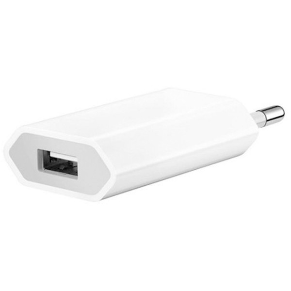 Akashi altacwhite blanco cargador de pared de 1a usb