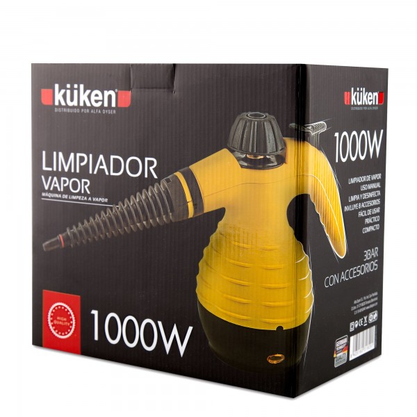 Limpiador vapor kuken 1000 w. Limpiador vapor kuken 1000 w.