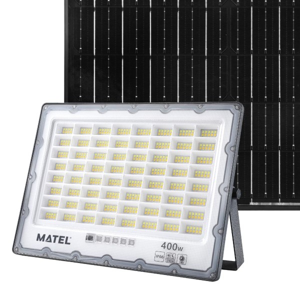 Proyector led solar ip65 gris 400w.3cct