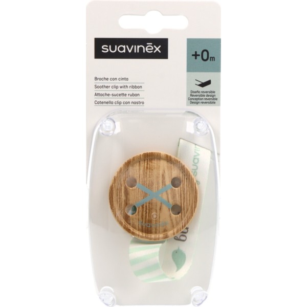 Broche Suavinex Redondo Con Cinta