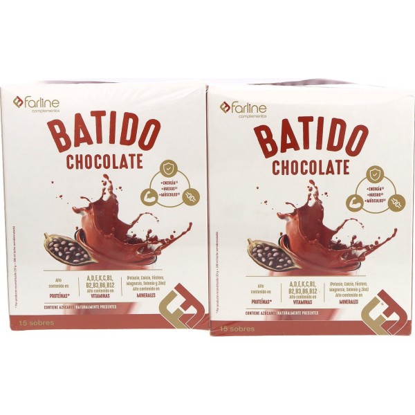 Farline Batido Chocolate 15 Sobres+ 15 Sobres Promo