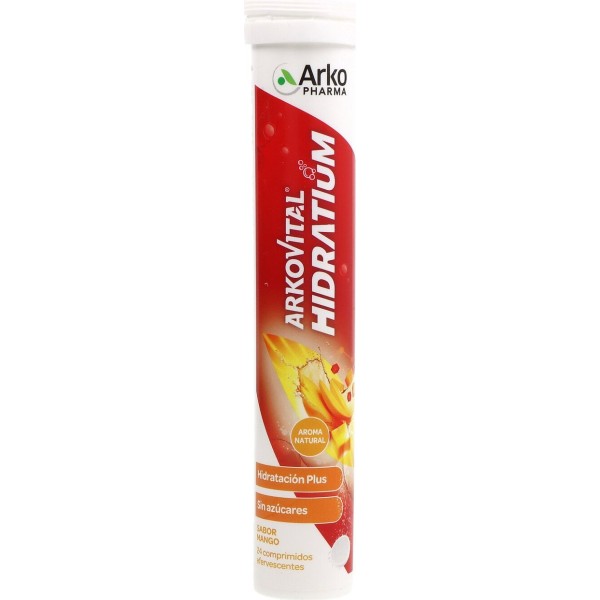 Arkopharma Arkovital Hidratium 24 Comprimidos Efervescentes Sabor Mango