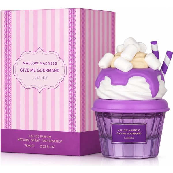 Lattafa give me gourmand mallow madness eau de parfum 75ml vaporizador