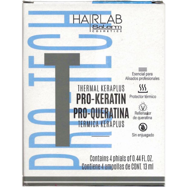 Salerm hairlab thermal keraplus pro-keratin pack 4un