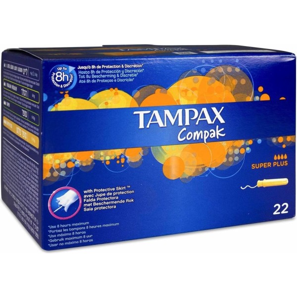 Tampax Compak Super Plus, 22 Uds