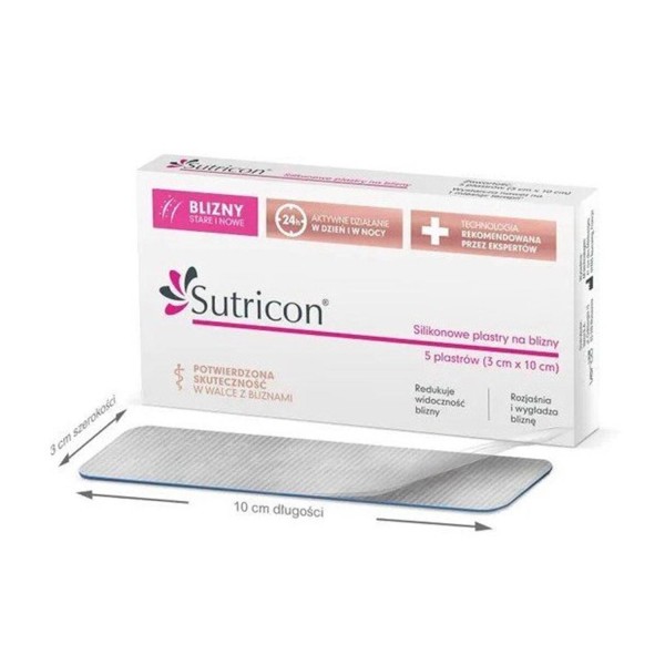 Sutricon cicatrices pack parches 3x10cm 1un